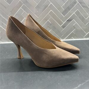 Vince Camuto Tan Suede Women's Heels